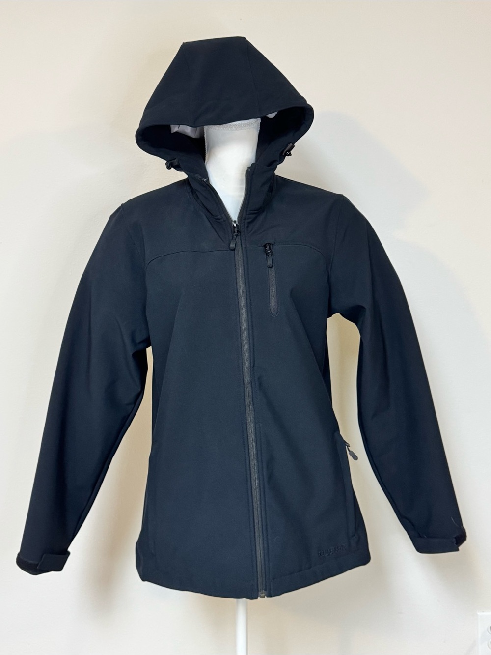 Boulder Gear Horizon Softshell Jacket Black Hooded Fleece Lined Women's Large